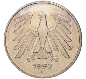 5 марок 1997 года F Германия