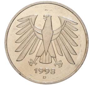 5 марок 1998 года D Германия
