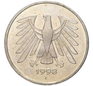 5 марок 1998 года F Германия