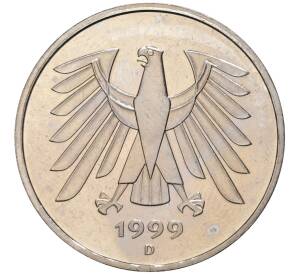 5 марок 1999 года D Германия
