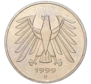 5 марок 1999 года D Германия