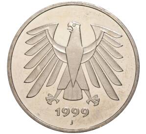 5 марок 1999 года J Германия