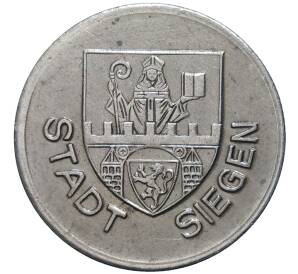 50 пфеннигов 1918 года Германия — город Зиген (Нотгельд)