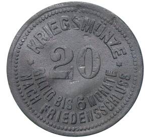 20 пфеннигов 1917 года Германия — город Деггендорф (Нотгельд)