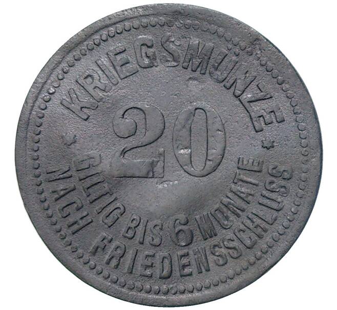 Монета 20 пфеннигов 1917 года Германия — город Деггендорф (Нотгельд) (Артикул K11-82630)