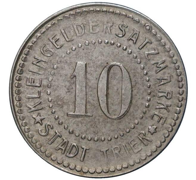 Монета 10 пфеннигов 1917 года Германия — город Трир (Нотгельд) (Артикул K11-82635)