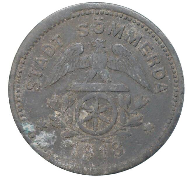 Монета 50 пфеннигов 1918 года Германия — город Земмерда (Нотгельд) (Артикул K11-82670)