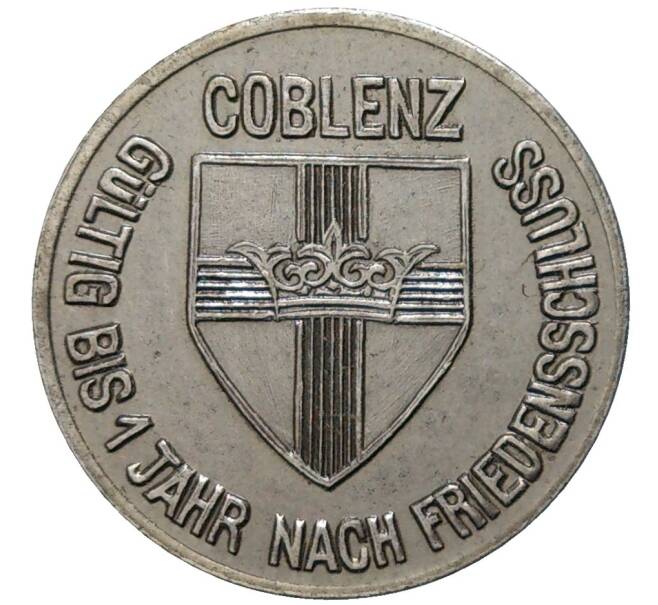 Монета 10 пфеннигов 1918 года Германия — город Кобленц (Нотгельд) (Артикул K11-82684)