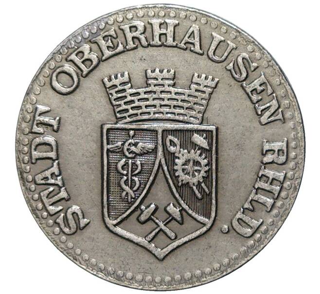 Монета 10 пфеннигов 1919 года Германия — город Оберхаузен (Нотгельд) (Артикул K11-82688)