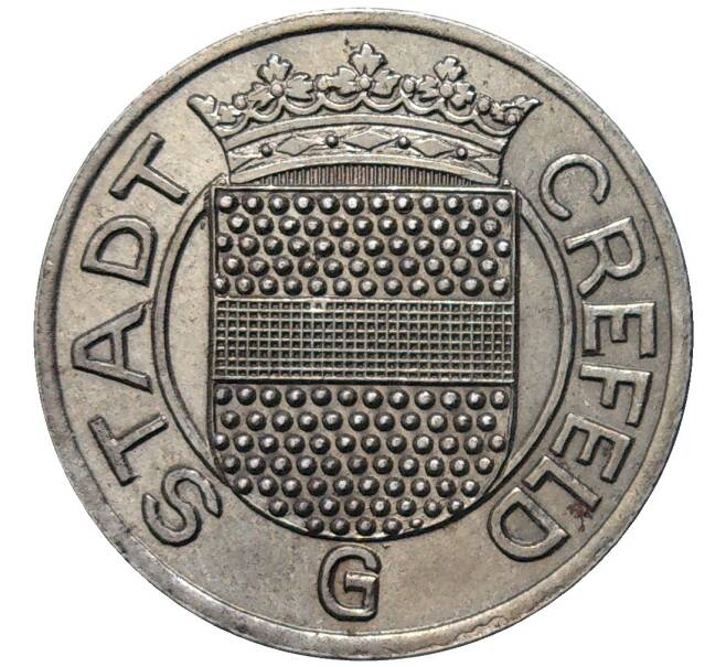 Монета 10 пфеннигов 1919 года Германия — город Крефельд (Нотгельд) (Артикул K11-82692)