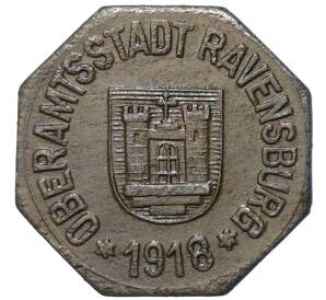 5 пфеннигов 1918 года Германия — город Равенсбург (Нотгельд)