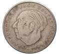 Монета 2 марки 1970 года F Западная Германия (ФРГ) «Теодор Хойс» (Артикул K11-82711)