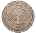 Монета 2 марки 1972 года F Западная Германия (ФРГ) «Теодор Хойс» (Артикул K11-82718)