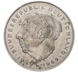 2 марки 1981 года F Западная Германия (ФРГ) «Теодор Хойс»