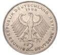 Монета 2 марки 1988 года F Западная Германия (ФРГ) «Курт Шумахер» (Артикул K11-82769)