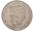 Монета 2 марки 1988 года J Западная Германия (ФРГ) «Курт Шумахер» (Артикул K11-82771)