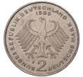 Монета 2 марки 1989 года F Западная Германия (ФРГ) «Курт Шумахер» (Артикул K11-82776)