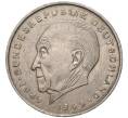 Монета 2 марки 1974 года J Западная Германия (ФРГ) «Конрад Аденауэр» (Артикул K11-82811)