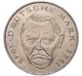 Монета 2 марки 1988 года F Западная Германия (ФРГ) «Людвиг Эрхард» (Артикул K11-82849)