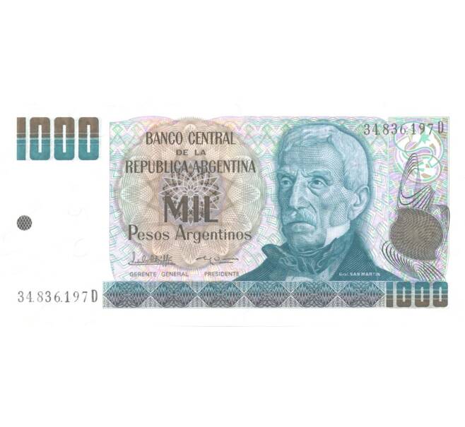 Банкнота 1000 песо 1984 года (Артикул: B2-0692) — Фото №1