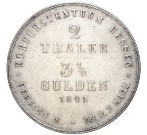 2 талера 1841 года Гессен-Кассель