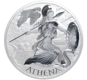 1 доллар 2022 года Тувалу «Боги Олимпа — Афина»