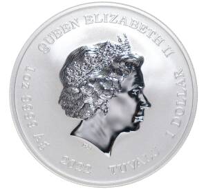 1 доллар 2022 года Тувалу «Боги Олимпа — Афина»