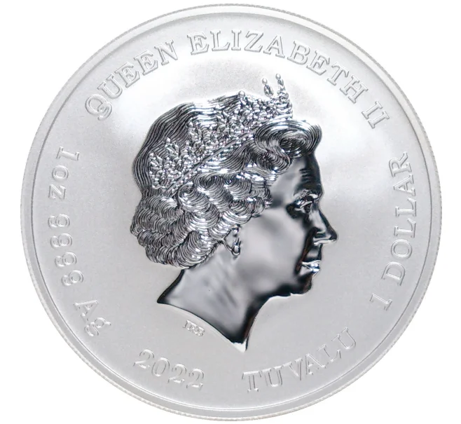 Монета 1 доллар 2022 года Тувалу «Боги Олимпа — Афина» (Артикул M2-59259)