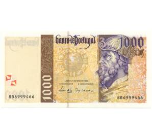1000 эскудо 1998 года Португалия — Фото №1