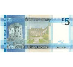 5 фунтов 2010 года Джерси — Фото №2