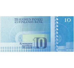 10 марок 1986 года Финляндия — Фото №2