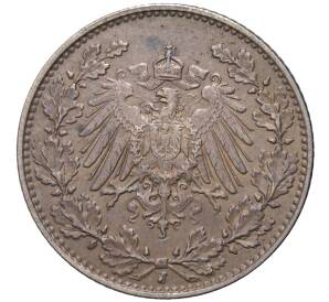 1/2 марки 1912 года J Германия — Фото №2