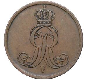 2 пфеннига 1853 года Ганновер — Фото №2