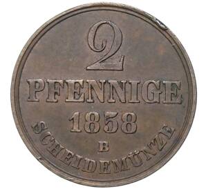 2 пфеннига 1858 года Ганновер — Фото №1
