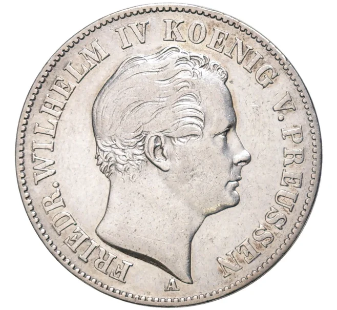 Монета 1 талер 1852 года Пруссия («Горный талер») (Артикул K11-83354)