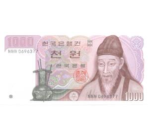 1000 вон 1983 года Южная Корея — Фото №1