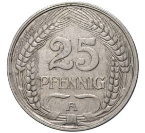 25 пфеннигов 1911 года А Германия — Фото №1