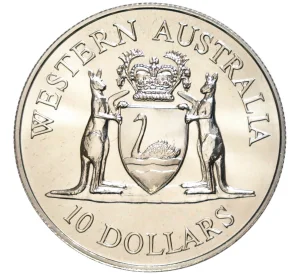 10 долларов 1990 года Авсралия «Западная Австралия»