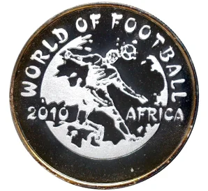2000 шиллингов 2005 года Уганда «XIX чемпионат мира по футболу 2010 в Южной Африке — Иигрок с мячом»