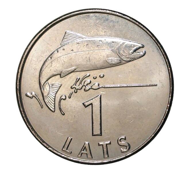 Монета 1 лат 2008 года Латвия (Артикул: M2-2829) — Фото №1