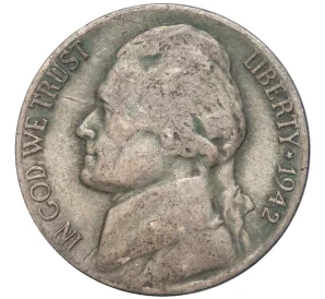 5 центов 1942 года Р США