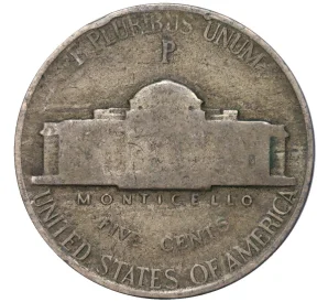 5 центов 1943 года Р США