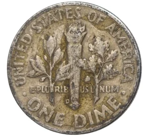 1 дайм (10 центов) 1953 года D США
