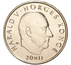 10 крон 2011 года Норвегия «200 лет со дня основания первого университета Норвегии»