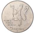 Монета 5 крон 1975 года Норвегия «150 лет иммиграции в Америку» (Артикул M2-59386)