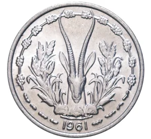 1 франк 1961 года Западно-Африканский валютный союз