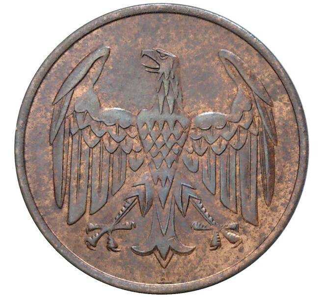 Монета 4 рейхспфеннига 1932 года А Германия (Артикул M2-59421)