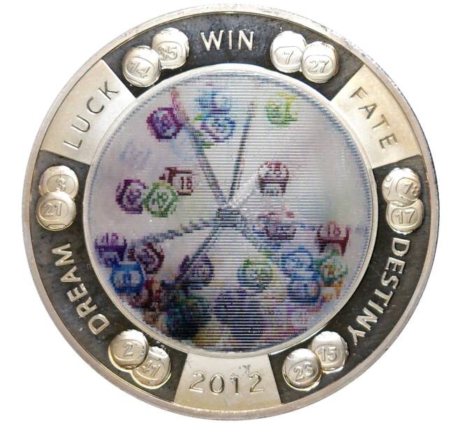 Монета 2 доллара 2012 года Ниуэ «Шарики лото» (Артикул K27-81643)