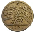 Монета 50 рентенпфеннигов 1924 года А Германия (Артикул M2-59465)