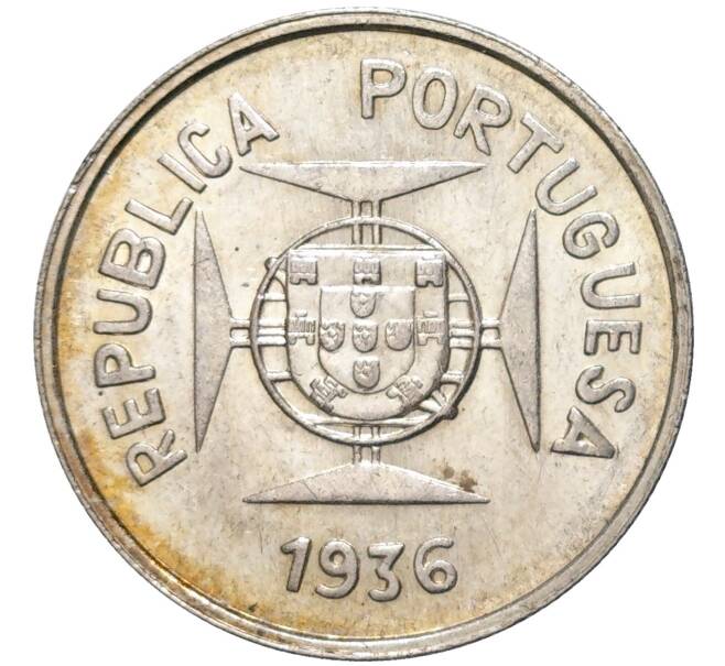 Монета 1/2 рупии 1936 года Португальская Индия (Артикул M2-59473)